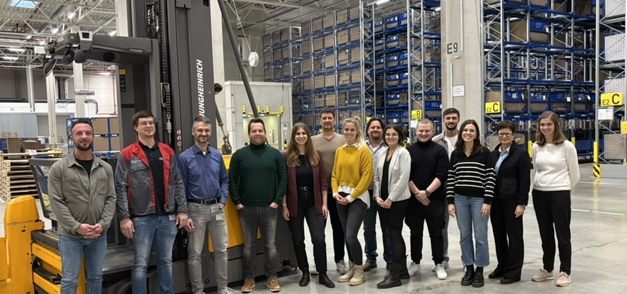 Besuch des Fachbereichs Lagerlogistik bei der AUDI AG