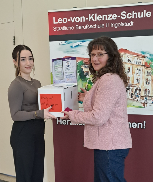 Handysammelaktion an der Leo-von-Klenze-Schule